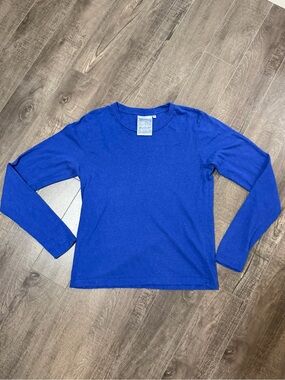 Jungmaven ENCANTO LONG SLEEVE TEE- small - electric blue